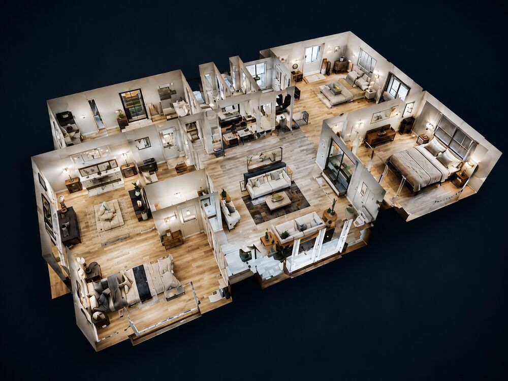 3D tour of a Brookshire home