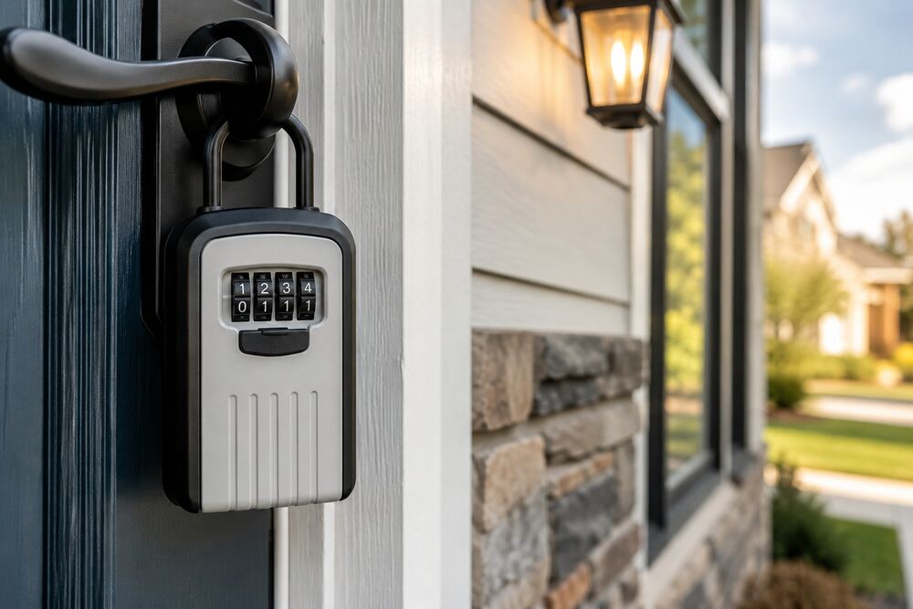 Lockbox installed at a Brookshire property