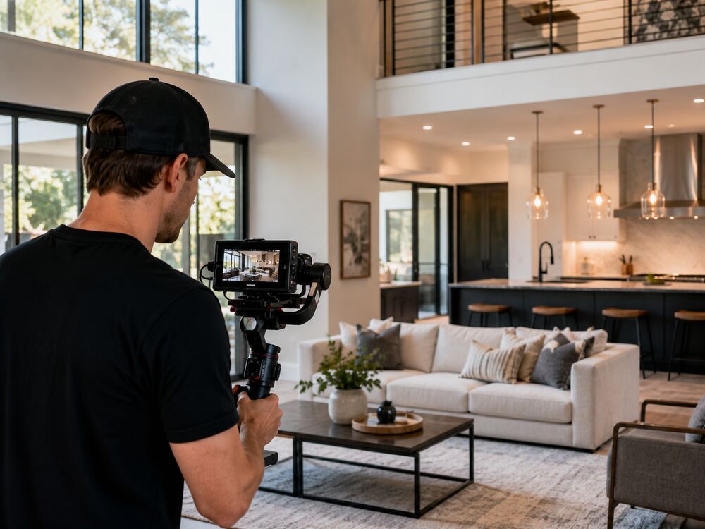 Listing video shoot in Sugar Land, Texas